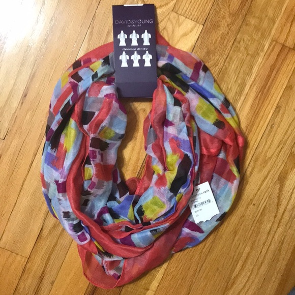 David & Young Colorful Scarf - Picture 3 of 3
